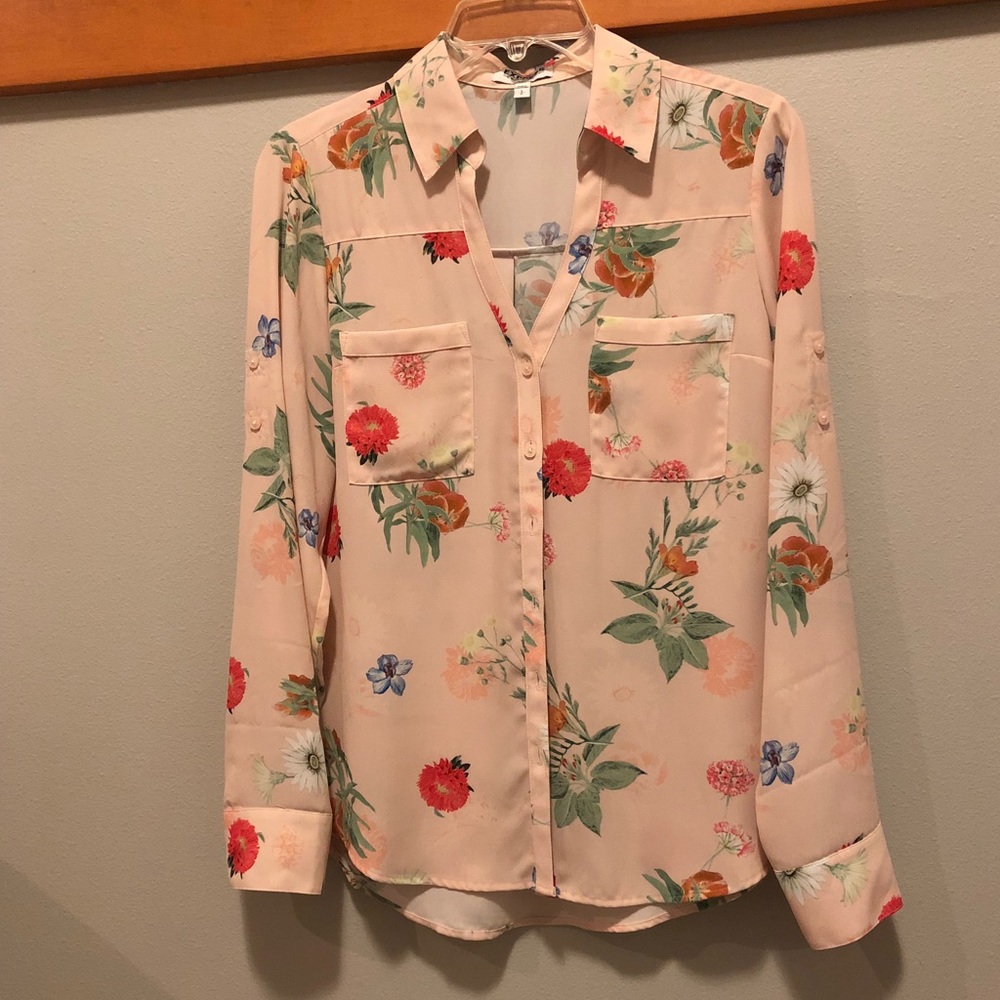 BRAND NEW Express Portofino Slim Fit Blouse